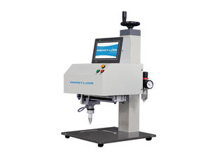 เครื่องมาร์คกิ้งแบบจุดด้วยลม (Pneumatic Dot Peen Marker) ความแม่นยำสูง เหมาะสำหรับการสลักชื่อโลหะผสมอะลูมิเนียม ทองแดง และโลหะอื่นๆ บนแผ่นป้ายชื่อรถยนต์ - Product Image 1