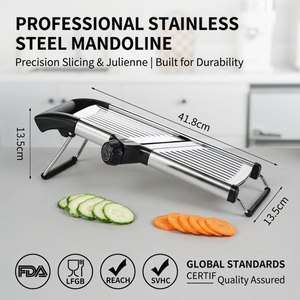 <span class=keywords><strong>Mandoline</strong></span> manuelle compacte professionnelle pour la cuisine, pour couper les aliments, les fruits, le chou et les légumes - Product Image 1