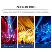 Vente directe d'usine, barre lumineuse LED 380W AC110V-240V, faisceau lumineux, mariage, fête, salle, ambiance, scène, concert en plein air, tête mobile rotative