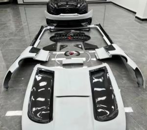 Kit de carrocería completo de la serie <span class=keywords><strong>Black</strong></span> de fibra de carbono seca Real para <span class=keywords><strong>Mercedes</strong></span> Benz AMG GT GTS <span class=keywords><strong>GTR</strong></span>, actualización a la edición <span class=keywords><strong>Black</strong></span> <span class=keywords><strong>Series</strong></span> - Product Image 3