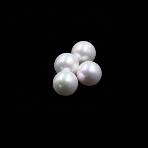 <strong>11mm</strong> 12mm 14mm 16mm Stock for Sale Fluorescent rainbow White Half Hole Round Pearl <strong>Beads</strong> Loose <strong>Beads</strong> for Diy - Product Image 3