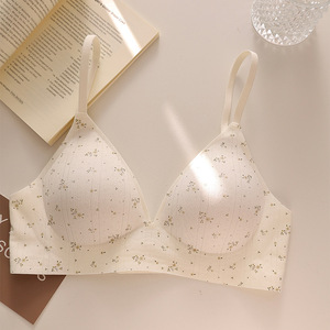 Soutien-gorge pour adolescente, conception gothique Shufulei, respirant, à bonnets triangulaires, sans armatures, confortable, 100% coton, toutes tailles - Product Image 2