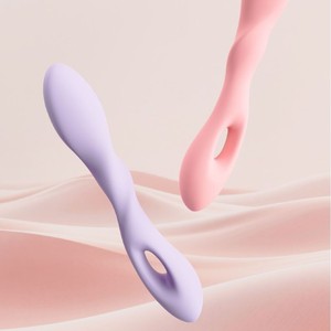 Vibrateur rose, violet, rouge, alimenté par piles, silencieux, 50 décibels, usage adulte - Product Image 2