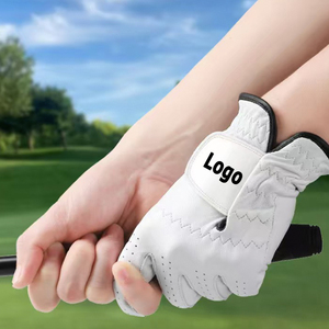 Gants de golf sportifs en <span class=keywords><strong>cuir</strong></span> Cabretta personnalisés avec logo d'usine, antidérapants, doux et respirants, tailles S/M/L/XL - Product Image 2
