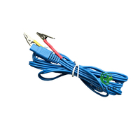 Appareil d'acupuncture électrique 808I Pulse, avec cordon de connexion à petite pince crocodile / fil et fiche rectangulaire