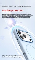 Coque de téléphone en silicone souple avec logo personnalisé, antichoc magnétique, couleur unie, accessoires de téléphone en silicone pour iPhone 17 16 15 14 Pro Max