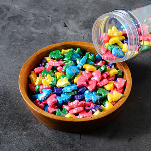 Colorido comestible pearlizd presionado bestia cabeza caramelo <span class=keywords><strong>de</strong></span> azúcar ingredientes <span class=keywords><strong>de</strong></span> panadería fábrica sprinkles dulces pastel decoración <span class=keywords><strong>de</strong></span> caballo - Product Image 4