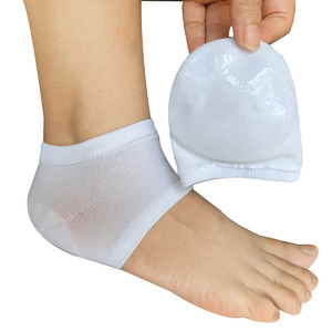 Chaussettes hydratantes pour talons, à bout ouvert, en gel, pour réparer les talons fendillés et les pieds secs et durs chez la femme - Grande Vente - Product Image 4