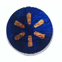 Patch en chenille brodé avec paillettes, fait sur mesure, grand motif de cœur aimant souriant, patch en chenille rose avec paillettes