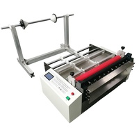 Machine de découpe automatique à tricoter flocage machine de découpe PE PVC PET tissu rouleau à feuille machine de découpe