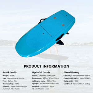 ODM OEM E Foil Jet Hydro Foil Surfboard พร้อมมอเตอร์ คาร์บอนฟอยล์บอร์ด เซิร์ฟบอร์ดไฟฟ้า - Product Image 4