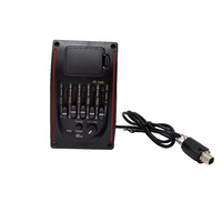 Préampli pour guitare acoustique, égaliseur 5 bandes, accordeur PS-500