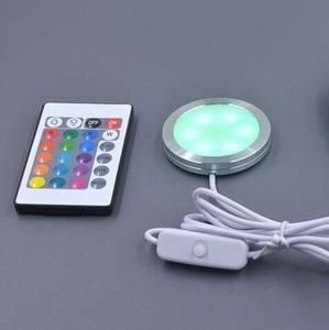 Lampe de <span class=keywords><strong>nuit</strong></span> LED USB à télécommande, base lumineuse ronde 5V pour imprimante 3D, <span class=keywords><strong>d</strong></span>écoration intérieure - Product Image 5