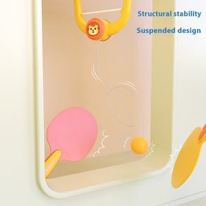 Ensemble de tennis de table suspendu d'entraînement simulé en plastique BJQ pour le jeu de <span class=keywords><strong>ping</strong></span>-<span class=keywords><strong>pong</strong></span> interactif pour enfants avec les parents utilisation en intérieur - Product Image 3