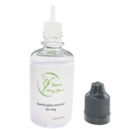 Solution invisible et sans trace pour l'élimination de la colle des extensions capillaires et des tissages, idéale pour les perruques en dentelle