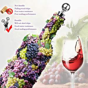 Tapón de Botella Reutilizable al por Mayor para Vino, Licores, Champán, Ideal para Regalo, Bar, Fiestas, Bodas - Product Image 5