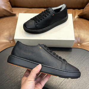 Chaussures décontractées en cuir véritable <span class=keywords><strong>pour</strong></span> hommes, fabriquées à la main, de haute qualité, élégantes, polyvalentes, style <span class=keywords><strong>italien</strong></span> - Product Image 3