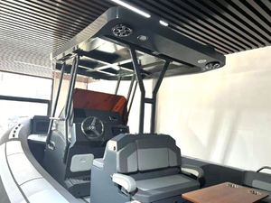 Bote Inflable Semirrígido de Aluminio para 16 Personas, 28.2 pies, Achilles Hypalon con Cabina de Techo Rígido, Lujoso para Patrullaje, de China, MOQ Bajo - Product Image 5