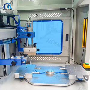 Máquina de Serigrafía Haotian S-1525P2N, Totalmente Automática, Superficie Plana, Control PLC, Banco de Trabajo de 180x280, Impresión Monocromática - Product Image 2