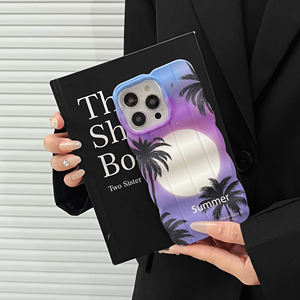 MAXUN Chine approvisionnement cocotier coque de téléphone de luxe étanche Tpu matériel Design coque de téléphone portable pour <span class=keywords><strong>ipone</strong></span> 11 15 16 - Product Image 1