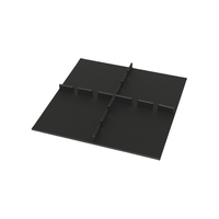 Alas pijakan kaki tinggi dapat diatur, penyangga karet untuk Paving dan Decking untuk ubin keramik