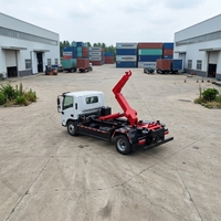 Camion benne à benne basculante Foton 12 m³ pour stations de transfert de déchets municipaux et assainissement des parcs industriels