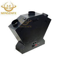 Machine à effets de feu à trois têtes MINSENFX avec télécommande DMX512/sans fil, hauteur de flamme de 2-3 m pour événements en plein air, spectacles de DJ
