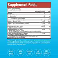 Gummies de collagène marin pour adultes OEM/ODM - Supplément de collagène extra fort avec biotine pour la santé des cheveux, de la peau, des ongles et des os