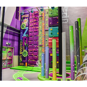 Aire <span class=keywords><strong>de</strong></span> jeux intérieure Naughty Castle pour enfants <span class=keywords><strong>Centre</strong></span> d'activités sportives à thème <span class=keywords><strong>de</strong></span> couleur douce avec petit toboggan intérieur et balles <span class=keywords><strong>de</strong></span> fosse à balles - Product Image 2