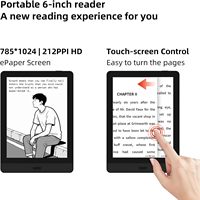 Bigme Pembaca Ebook 6-Inci 32GB Android EReader dengan Penyesuaian Kecerahan