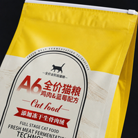 Sachet Doypack Personnalisé Imprimé pour Aliments pour Animaux, Anti-Oxydation, Refermable avec Fermeture Éclair, Emballage Anti-Fuite pour Croquettes pour Chiens et Chats