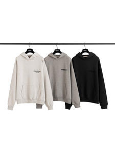 <span class=keywords><strong>Felpa</strong></span> con Cappuccio in Pile Stile Americano per <span class=keywords><strong>Uomo</strong></span>, Design Trendy con Tasca e Logo del Marchio - Product Image 2