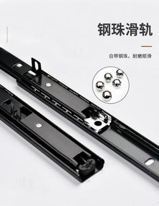 Support de clavier moderne amovible à deux sections avec rails coulissants de 12 et 14 pouces en acier laminé à froid compatible VR - Product Image 6