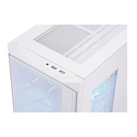 Boîtier PC en gros, châssis de tour moyen pour ordinateur de bureau, avec grille de ventilation, compatible ATX, MATX, ITX, OEM, blanc 220A02