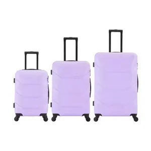 2024 Supply High Quality Waterproof ABS Suitcase Large Capacity Luggage Bag Trolley For Travel