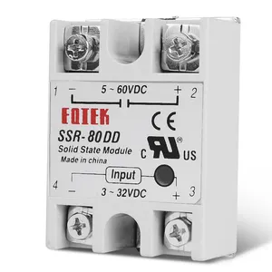 Solid State Relais SSR-10DD SSR-25DD SSR-40DD SSR-60DD SSR-80DD SSR-100DD 3-32V Dc Naar 5-60V Dc ssr 3-25mA