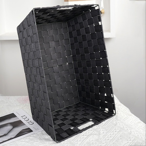 Ev dekorasyon için naylon dokuma organize sepeti Pp kayış dokuma hediye paketi hediye sepeti - Product Image 2