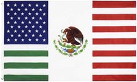 Drapeau bannière d'amitié Mexique-USA, 3x5 pieds, impression simple face, pour extérieur, vente en gros, nouveau, personnalisé