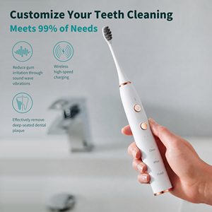 Cepillo de Dientes <span class=keywords><strong>El</strong></span>éctrico Sónico Inteligente con Logotipo Personalizado, Recargable, IPX7, Carga Inalámbrica, con Sensor de Presión - Product Image 2
