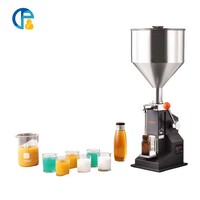 Machine de remplissage de liquides pneumatique/manuelle avec pédale pour miel/sauce tomate/sauce chili/liquides visqueux