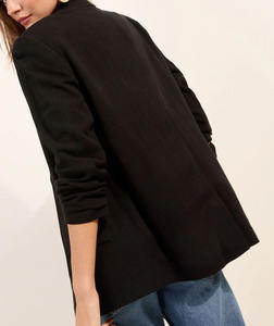 Traje de Mujer Estilo Boyfriend, Blazer Elegante con Lino - Product Image 2
