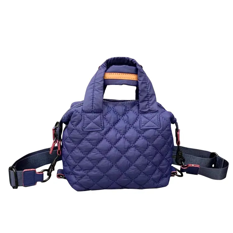 Small Square Bag Lightweight Texture Quilted Rhombus Puffer Cloth Fashion Casual Ladies Single Shoulder Messenger Bag