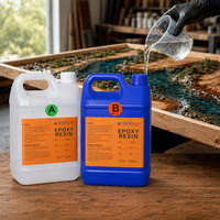 Elite Selbstnivellierender Robuster River Table Epoxidharz Couchtisch Gussplatte Kratzfest Langlebig Klarlack Holzbearbeitung