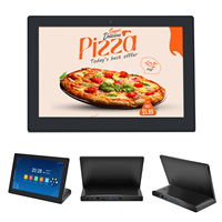 PC de bureau tout-en-un 10,1 pouces PoE, tablette Android en forme de L 350 Nits, kiosque PC AIO avec WiFi 6 et Bluetooth 5.4