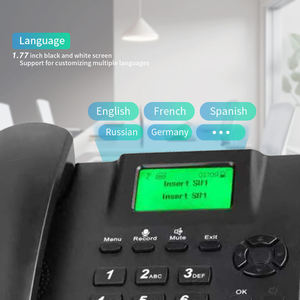 Teléfono Inalámbrico de Escritorio ZT600G Pro 4G con Pantalla LCD de 1.77 Pulgadas, Batería de 1000 mAh, Teléfono Fijo Inalámbrico para <span class=keywords><strong>Hogar</strong></span>, Oficina y Negocios - Product Image 5