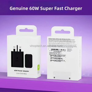 Cargador de Pared con Carga Rápida PD de 60W para Reino Unido, Estados Unidos y la Unión Europea, Adaptador de Corriente USB-C, Cargadores Tipo C Súper Rápidos para Samsung S24 S25 S26 Ultra - Product Image 5