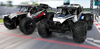Voiture RC tout-terrain à coque en alliage haute vitesse 5 canaux à l'échelle 1/12, camion télécommandé 2,4 GHz avec interrupteur haute/basse vitesse et musique