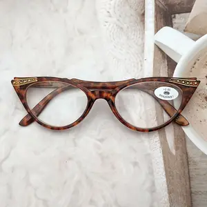 Custom Prescription Frames Eyeglass Frames Anti Reflective Blue Light Glasses Vintage Cat Eye Eyeglasses Frame