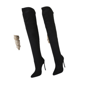 CSB44 di <span class=keywords><strong>Grandi</strong></span> dimensioni sexy sopra il ginocchio stivali da <span class=keywords><strong>donna</strong></span> stretch <span class=keywords><strong>scarpe</strong></span> - Product Image 5