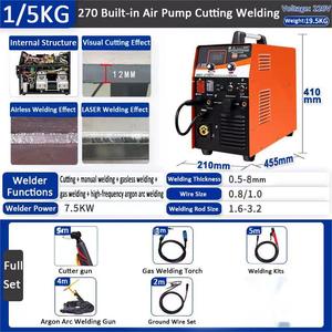 Máy hàn đa năng Mig-270 IGBT 5 trong 1 MMA/MIG/TIG/Flux/Cut, máy cắt <span class=keywords><strong>plasma</strong></span>, máy hàn di động - Product Image 4